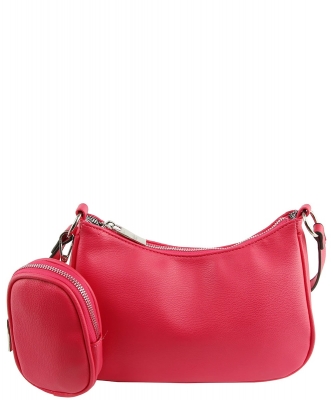 Fashion 2-in-1 Crossbody Bag LHU468 FUSCHIA